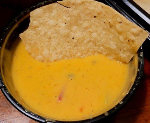 Queso is actually pretty good.