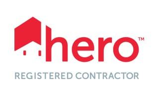 We are a HERO registered contractor.