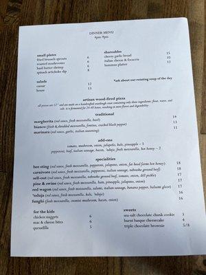 Menu 5/11/23