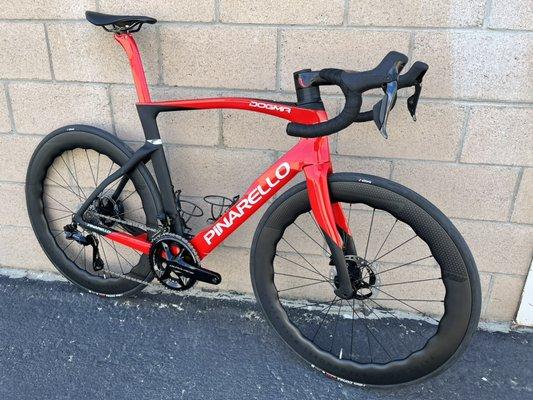 Pinarello Dogma F with Princeton Carbonworks wheels