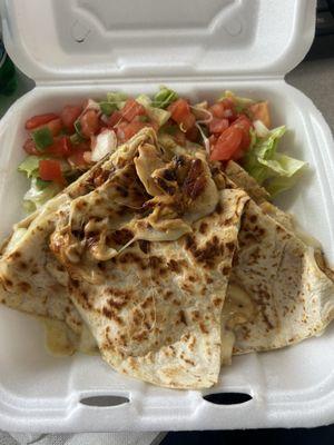 Chicken quesadillas