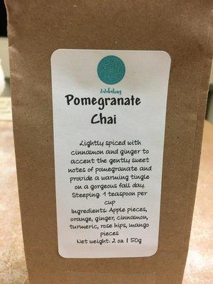 The ingredients list doesn't match the type of tea (pomegranate chai).