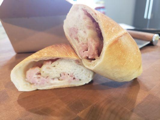 Ham and Venezuelan cheese 'kolache'