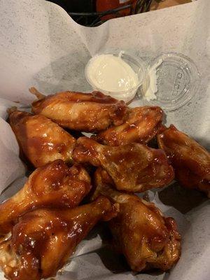 BBQ Wings (with blue cheese)