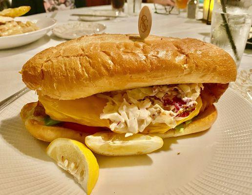 Cod sandwich