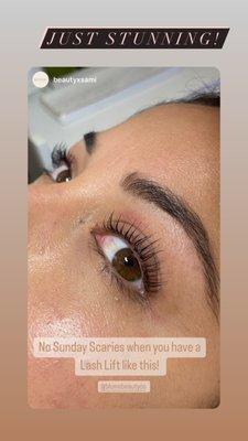 Keratin Lash Infusion & Lift