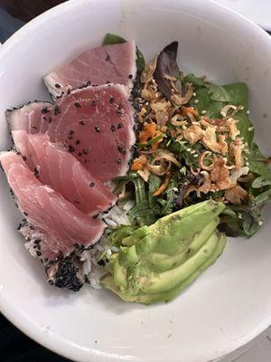 seared ahi tuna from Dragon Baby