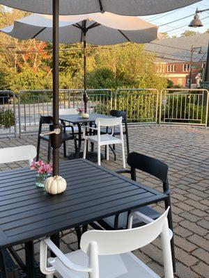 Patio at sunset