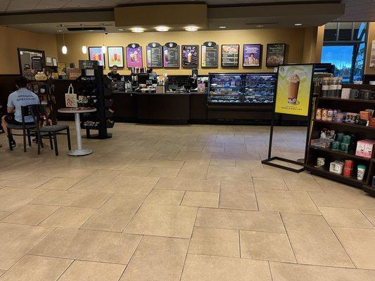 Spacious and clean Starbucks