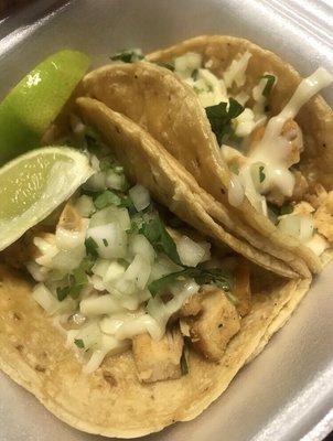 Chicken tacos