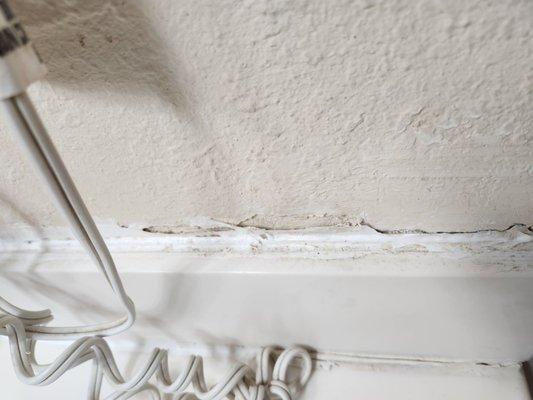 Caulking and cracked walls