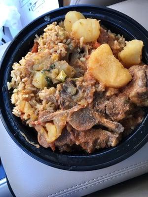 Rabo with Chaufa. (Oxtail with Peruvian Fried Rice)