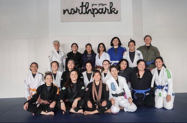 North park jiu jitsu women!