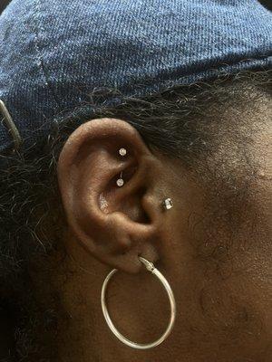 Rook piercing by Mike