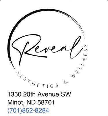 Reveal Aesthetics & Wellness location until the new building is completed.