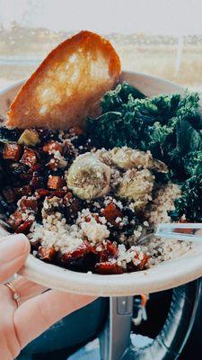 Fall menu quinoa bowl