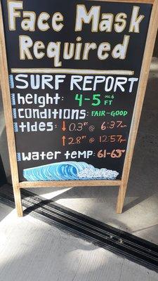 Stopping at Surf Shop for my son in San Clemente for surf contest in Huntington Beach tomorrow