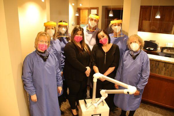 The team at Creative Smile Designs. We're a very welcoming bunch!