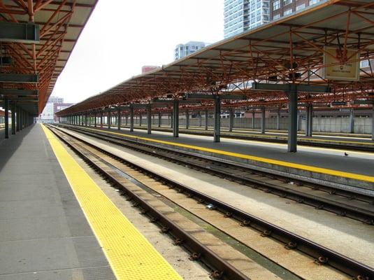 All aboard! Probably the least busy of the Chicago Metra stations