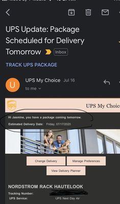 Delivery Date