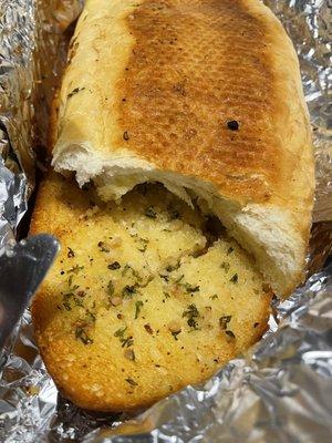 This garlic loaf was beautiful! Only 5.95 for a full loaf! Buttery and Garlicky YUM!