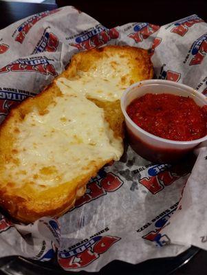 Cheesy garlic bread