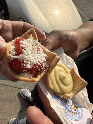 Bruschetta- crust is nice!