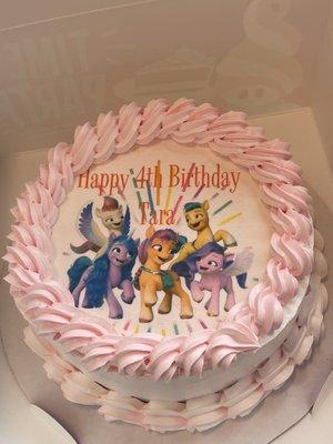 Pony birthday cake