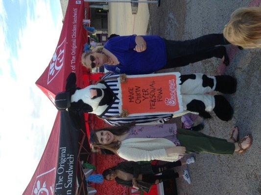 Chic-fil-A Community Fair 2017 Kay and Bethany