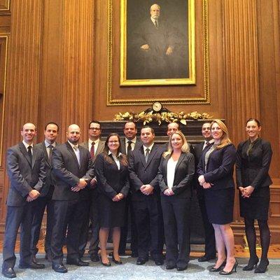 Attorney Virginia Lee Perez with fellow FIU Law Alumni at the US Supreme Court for our swearing in ceremony.