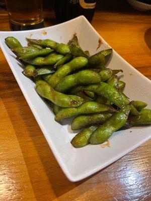 Garlic edamame