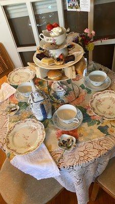 Tea party table