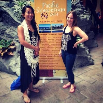 Licensed Acupuncturists, Yoga Instructors & Workshop Instructors: 
Kairou Chiou (left), Katrina Cydylo (right)