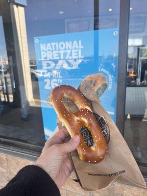 Free pretzel day