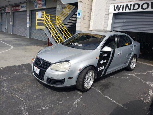 Vw side gloss black and decals