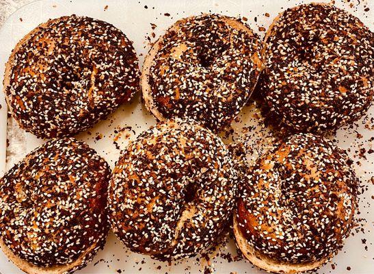 Everything Bagels - Half Dozen Bagels