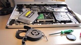 We tear apart laptops and replace parts and put them back together.