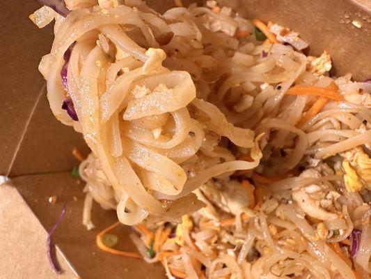 Dry pad Thai.. no sauce