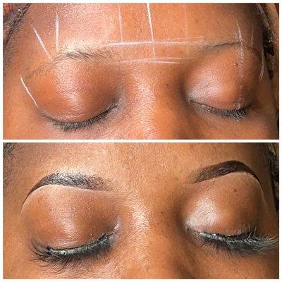 Brow Henna and Wax&Sculpt