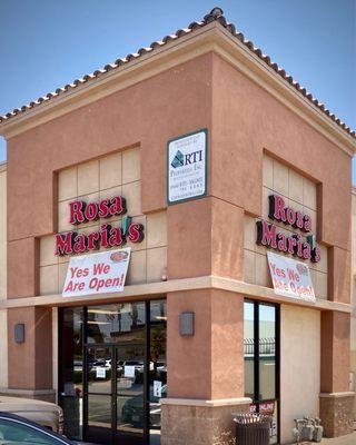 Rosa Maria's Fontana Location, on Baseline Avenue at the 15 Freeway.