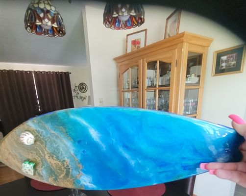 Ocean theme surfboard