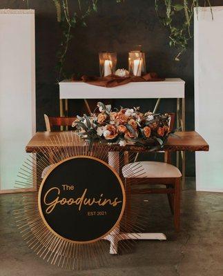 weddings - sweetheart table