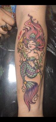 My beautiful mermaid done by Jeremy