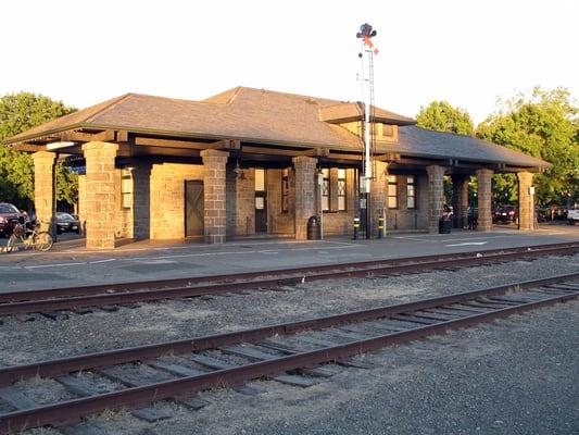 The Train Depot in Historic Railroad Square