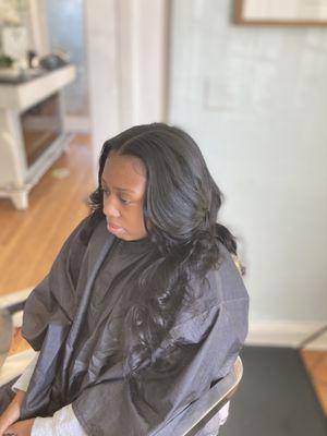 Natural sew-in