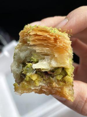 Pistachio baklava