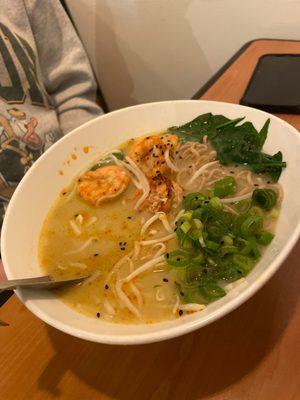 Miso prawns Ramen