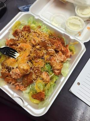 Buffalo chicken salad