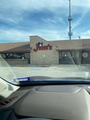 Front of the restaurant