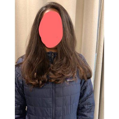 Front layers with blow out